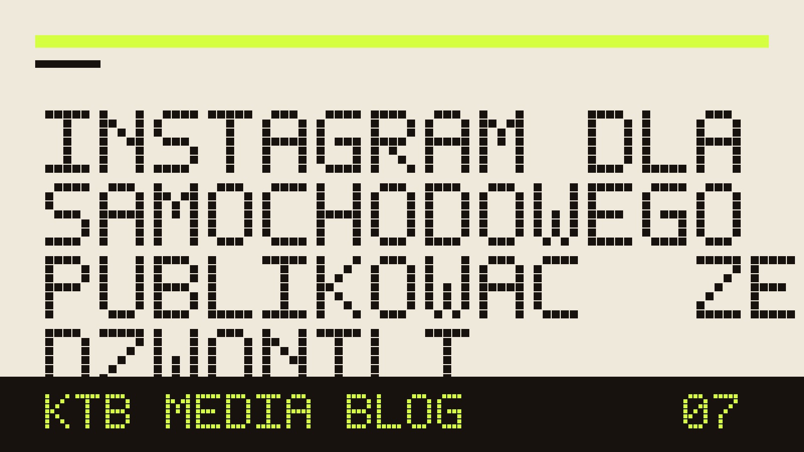 Instagram dla warsztatu samochodowego co publikować, żeby ludzie dzwonili