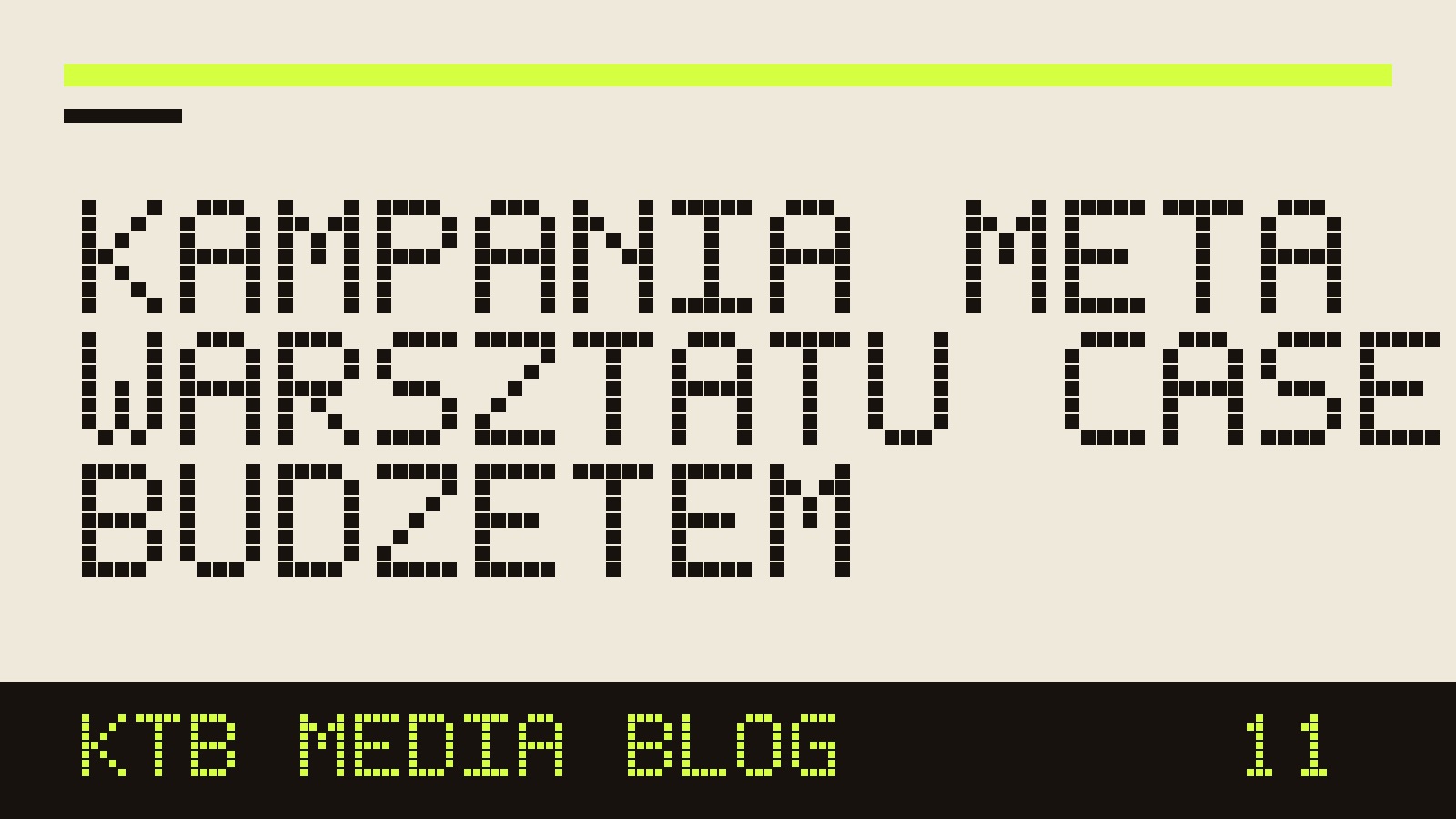 Kampania Meta Ads dla warsztatu case study z budżetem