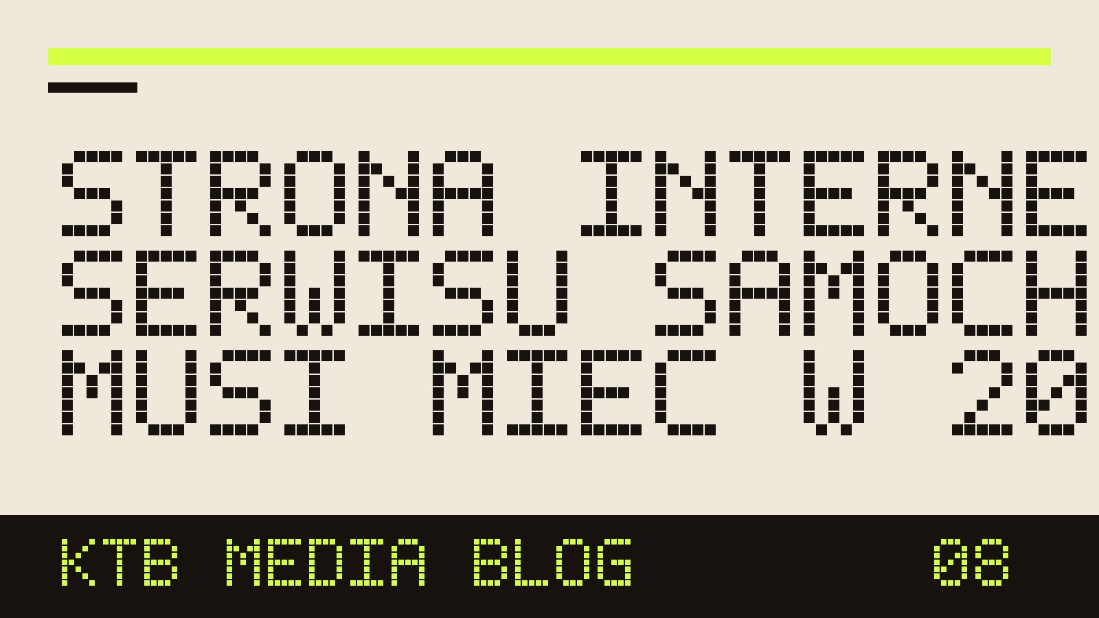 Strona internetowa dla serwisu samochodowego co musi mieć w 2026