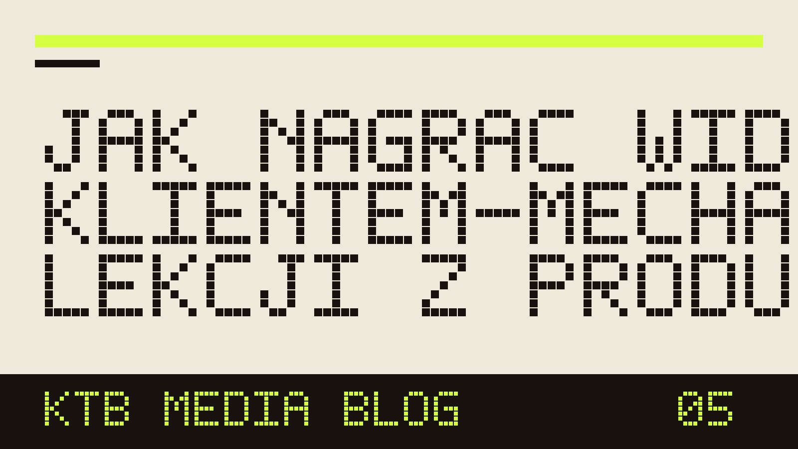 Jak nagrać wideo z klientem-mechanikiem 5 lekcji z produkcji