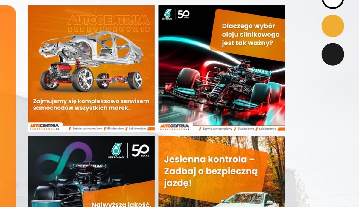 AutoCentrum Elektronowa 18 - materiał z realizacji 3