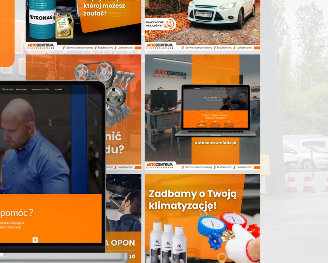 AutoCentrum Elektronowa 18 - materiał z realizacji 4